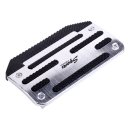 Sports silvery and Black Non-Slip Pedal Universal Automatic Series kit Pad Cover