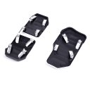 Sports Silver and black Non-Slip Pedal Universal Manual Series kit Pad Cover