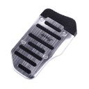 Sports Silver and black Non-Slip Pedal Universal Manual Series kit Pad Cover