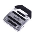 Sports Silver and black Non-Slip Pedal Universal Manual Series kit Pad Cover