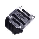 Sports Silver and black Non-Slip Pedal Universal Manual Series kit Pad Cover