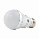 e27 3w screw base led light lamp lighting bulb new---cold color