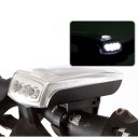 4 LED Solar Bike Bicycle Headlight and USB 2.0 Rechargeable Front Head Light