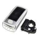 4 LED Solar Bike Bicycle Headlight and USB 2.0 Rechargeable Front Head Light