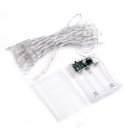 Portable romantic 4 M 40 LED String Light with 3AA batteries white