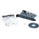 ORICO PVU3-5O2U Monster USB3.0 7 - Port PCI Express Card with VL800 and VL812 USB3.0 Controller