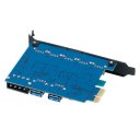 ORICO PVU3-5O2U Monster USB3.0 7 - Port PCI Express Card with VL800 and VL812 USB3.0 Controller