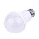 E27 5W LED bulb white ceramic(5W E27 AC110-220V,400-500LM)