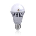 5730 E27 10W silver gray aluminum classic white LED bulb(10W E27 AC200-240V,700-900LM)