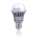 5730 E27 7W silver gray aluminum classic white LED bulb(7W E27 AC200-240V,550-650LM)