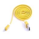 Noodle-like flat USB cable for Iphone5/5S/5C/mini ipad