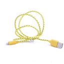 Weave USB cable for Iphone5/5S/5C/MINI IPAD