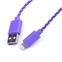 Weave USB cable for Iphone5/5S/5C/MINI IPAD