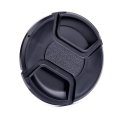 Univeral 58mm Center Pinch Snap-on Front Lens Cap for Canon DSLR Camera