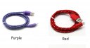 1M Micro USB Charger 10FT Braid Woven Fabric Knitted Cable Sync ChargiFor Samsung For HTC For Nokia