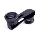 Brandportable 3 IN 1 Fisheye Lens Macro Lens Wide Angle Lens for iPhone5