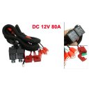 DC 12V Car H1 HID Xenon Conversion Kit 80A Relay Wiring Harness 30A Fuse