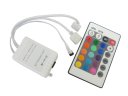 24keys led rgb strip IR remote controller with two cables