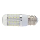 E27 5W 500LM 36 SMD 5050 Pure White LED Corn Light Bulbs AC85-265V