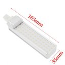 G24 10W 900-1168LM Warm White 52 SMD 3014 LED Lamp Bulbs AC 100-240V