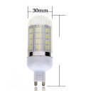 G9 5W 450-500LM Pure White 36 SMD 5050 LED Light Corn Bulbs AC85-265V