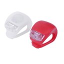 Bicycle Silicone Beetle Frog Rear Lamp-2pcs