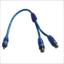 1 Male to 2 Female Car Audio Connection Cable