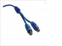 1 Male to 2 Female Car Audio Connection Cable