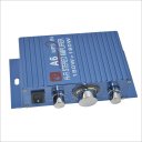 A6 Car / Motorcycle Stereo Sound Amplifier - Blue + Silver