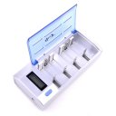 LCD Universal Quick Charger for Rechargeable Battery AA AAA C D 9V