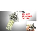 Car H4 102 1210 SMD LED White Fog Parking Head Light Lamp Bulb 12V