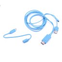 1.8M 5 pin to 11 pin MHL Micro USB to HDMI HDTV cable Adapter for Galaxy S2 i9200 N7100 N7000 S3