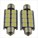 12V 41mm 5050 8 SM41D LED Car Dome festoon auto lamp Bulbs Auto Car Festoon LED Roof Car Light