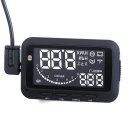 ifound Updated 2nd Gen ActiSafety Multi Car HUD Vehicle-mounted Head Up Display System OBD II Univer