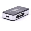 LH-101 Universal 90 Degree Foldable 3.5mm Headphone Jack Mini Car Stereo FM Transmitter for iPod iPh