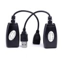 USB Cable via RJ45 Extender Set (Power Boost Up to 150 feet)