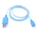 1m flat New High Quality USB Cable for IPhone5/5S/5C/mini Ipad