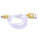 1M micro USB cable Charger 10 FT Cable Sync Charge for Samsung- white+ pink