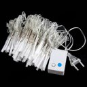 220V 8-mode 100-LED String Lamp Light 10m for Christmas Halloween Wedding Blue