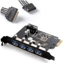 ORICO PME-4U USB3.0 4 Port PCI Express to USB3.0 Host Controller Card with Power Cable