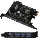 ORICO PME-4U USB3.0 4 Port PCI Express to USB3.0 Host Controller Card with Power Cable