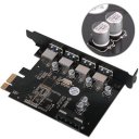 ORICO PME-4U USB3.0 4 Port PCI Express to USB3.0 Host Controller Card with Power Cable