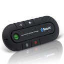 Portable Multipoint Speakerphone Handsfree Bluetooth Visor Car Kit with Charger & in Car Holder