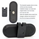 Portable Multipoint Speakerphone Handsfree Bluetooth Visor Car Kit with Charger & in Car Holder