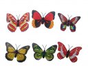 100pcs 7cm Colorful 3D Artificial Butterflies with Magnet