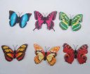 100pcs 7cm Colorful 3D Artificial Butterflies with Magnet