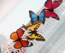 100pcs 7cm Colorful 3D Artificial Butterflies with Magnet