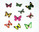 100pcs 7cm Colorful 3D Artificial Butterflies with Magnet