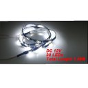 60CM 30 LEDs SMD White Side-emitting Glow Flexible LED Strip Light for Car