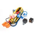 Auto Car 40A 4 H4 HID Headlight Female Plug Relay Harness Kit w Fuse